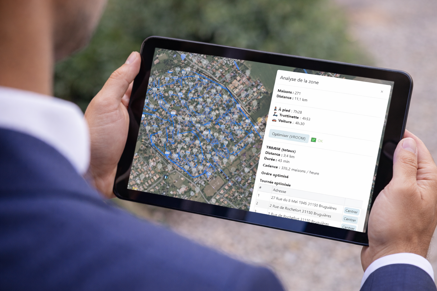 qualification prospect sur tablette
